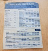 BROWNING SPORTING ARMS CATALOG WITH 1967 PRICE LIST - 3 of 4