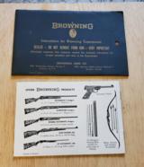 BROWNING SUPERPOSED BOOKLET - 2 of 2
