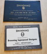 BROWNING SUPERPOSED BOOKLET - 1 of 2