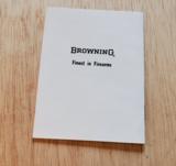 BROWNING .25 CALIBER AUTOMATIC PISTOL BOOKLET - 2 of 2
