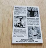 BROWNING MEDALIST .22 AUTOMATIC PISTOL BOOKLET - 2 of 2