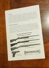 INTRODUCTION TO .22 AUTOMATIC RIFLE AND
BROWNINGN AUTOMATIC .22 RIFLE MANUAL - 8 of 10