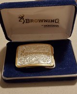BROWNING WOMENS BELT BUCKLE BY MONTANA SILVERSMITHS - 1 of 11