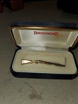 VINTAGE BROWNINGN SUPERPOSED TIE CLIP - 3 of 8