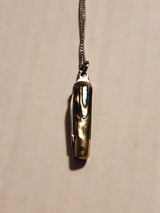 TINY ABALONE FOLDING KNIFE NECKLACE BY BROWNING - 2 of 7