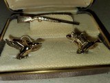 VINTAGE BROWNING SUPERPOSED TIE CLIP WITH CUFFLINKS - 6 of 11