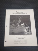 1991-92 Browning Fishing Wholesale Price List - 1 of 2