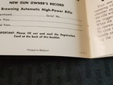 Browning BAR Booklet - 3 of 3