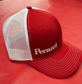 PERAZZI RED AND WHITE HAT - 2 of 4
