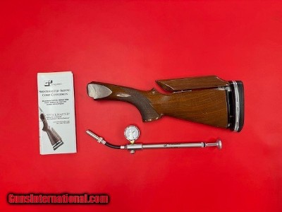 PERAZZI MX8 12 GAUGE TRAP STOCK WITH G-SQUARED RECIOIL REDUCER - PREOWNED