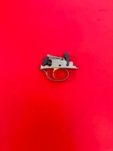 PERAZZI STANDARD 12-OR 20-GAUGE LEAF SPRING NICKELED TRIGGER GROUP - NEW - 2 of 3