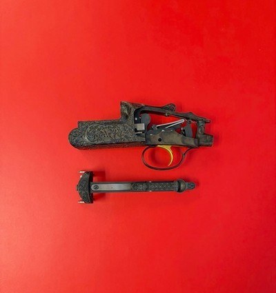 PERAZZI MX8 SCO (AFTERMARKET) 12 GAUGE O/U RECEIVER, TRIGGER GROUP AND FOREND IRON - PREOWNED - Image 1 of 6