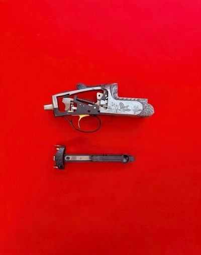 PERAZZI MX12 SC3 12 GAUGE RECEIVER, TRIGGER GROUP AND FOREND IRON - PREOWNED - Image 1 of 6