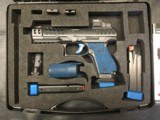Walther Q5 SF Pro 9mm with 5 mags, holster, mag pouch, and extra grips - 1 of 6