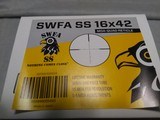 NIB - SWFA SS 16x42 MOA-Quad 30mm Riflescope - 1 of 4