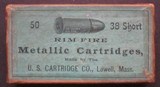 Antique Ammo 38 Short RF - Circa 1875-1883 - 1 of 6