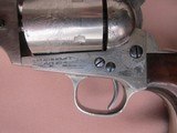 Colt Open-Top Revolver - Unfired Condition - Factory Nickel Finished - Circa 1871-1872 - 8 of 13