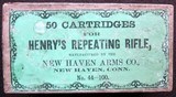 .44 Henry Ammo New Haven Arms Co. Maker Circa 1863-65 - 1 of 8