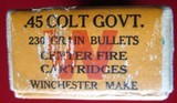 Antique .45 Colt/Schofield Ammo, Winchester Brand - 3 of 5