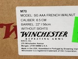 Winchester Model 70 Rifle 6.5 Creedmoor Super Grade AAA French Walnut - 15 of 15