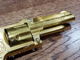 Marlin 38 Standard 1878 Revolver Factory Engraved 24kt Gold-Plated - Ultra Rare *REDUCED* - 6 of 21