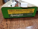 1974 Remington 870 Wingmaster 410 Ga Model 870LW Pump Shotgun w/ Box - 3 of 20