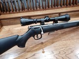 Savage 93R17 17 HMR Rifle Stainless w/ Varmint Barrel & Leupold VX-1 - 1 of 11