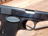 Browning Model 1955 / 1910 .380 acp Belgium with Zippered Pouch - 9 of 10
