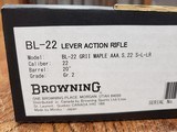 Browning BL-22 Grade II Maple AAA 22 S-L-LR Lever-Action Rifle - 5 of 12