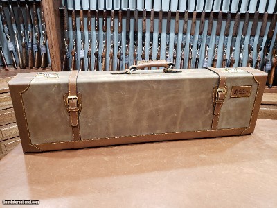 John M. Browning Signature Leather Fitted Takedown Shotgun Case