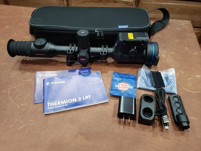 Pulsar Thermion 2 LRF XP60 Thermal Riflescope w/ Warne QD 30mm Mount - Image 2 of 10
