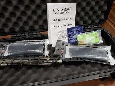 US Arms Company M4 UTAW Gen II Champion 223 Wylde Woodland Camo w/ Case - Image 6 of 17
