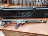US Arms Company M4 UTAW Gen II Champion 223 Wylde Woodland Camo w/ Case - Image 1 of 17