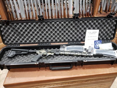 US Arms Company M4 UTAW Gen II Champion 223 Wylde Woodland Camo w/ Case - Image 3 of 17