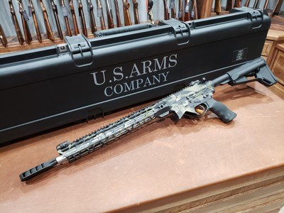 US Arms Company M4 UTAW Gen II Champion 223 Wylde Woodland Camo w/ Case - Image 2 of 17