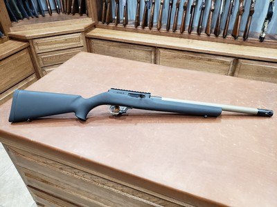 Volquartsen Superlite 22 LR Hogue Stock FDE Threaded - Image 1 of 11