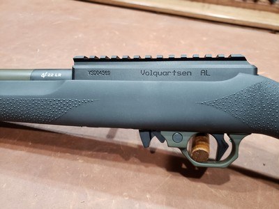 Volquartsen Superlite 22 LR Hogue Stock OD Green Threaded - Image 9 of 10