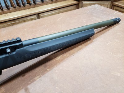 Volquartsen Superlite 22 LR Hogue Stock OD Green Threaded - Image 6 of 10