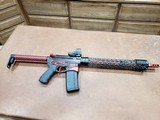 Spikes Tactical Hellbreaker AR15 5.56 NATO Left Hand w/ Holosun Optic - Image 4 of 14