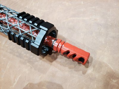 Spikes Tactical Hellbreaker AR15 5.56 NATO Left Hand w/ Holosun Optic - Image 8 of 14