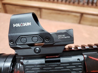 Spikes Tactical Hellbreaker AR15 5.56 NATO Left Hand w/ Holosun Optic - Image 11 of 14