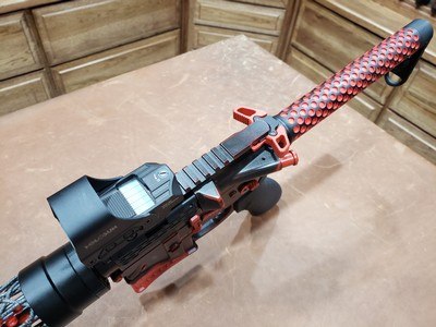 Spikes Tactical Hellbreaker AR15 5.56 NATO Left Hand w/ Holosun Optic - Image 12 of 14