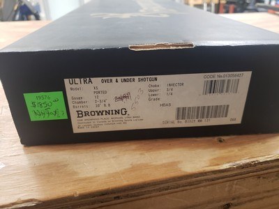 Browning Ultra XS 12 Ga Over & Under Ported 30" Bbls Mfd 2000 - Image 10 of 17