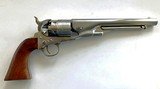 Colt 2nd Generation 1860 Army Revolver .44 Rare Stainless Steel-Mint-No Box - 1 of 4