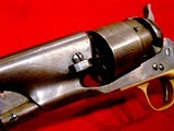 Colt 1860 Army Mfg.1863 Crisp, 100% Original Finish Barrel Protected Areas 40-60% Remaining, Original Buff Feathering, Mint Grips, Case Color, See Pix - 8 of 15