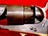 Colt 1860 Army Mfg.1863 Crisp, 100% Original Finish Barrel Protected Areas 40-60% Remaining, Original Buff Feathering, Mint Grips, Case Color, See Pix - 9 of 15