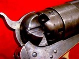Colt 1860 Army Mfg.1863 Crisp, 100% Original Finish Barrel Protected Areas 40-60% Remaining, Original Buff Feathering, Mint Grips, Case Color, See Pix - 14 of 15