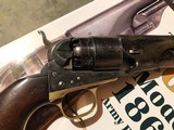 Colt 1860 Army .44 Cal 4 Screw Sharp Edges-Lots of Originsl Finish-2 Cartouches-Sub Inspection Marks-As New Mechanically-Nice Scene - 3 of 8