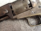 Colt 1851 Navy, Hartford Address, All Matching, 40+% Original Blue, 80% Silver Plate, Made Early 1861 - 5 of 14
