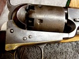 Colt 1851 Navy, Hartford Address, All Matching, 40+% Original Blue, 80% Silver Plate, Made Early 1861 - 10 of 14
